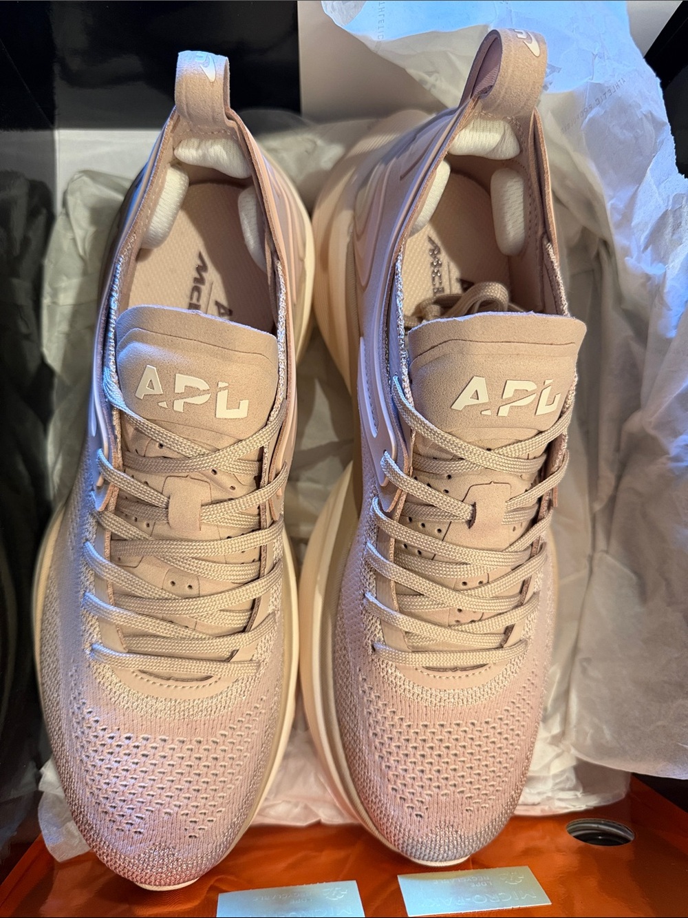 APL Women's TechLoom Knit Sneakers in Blush